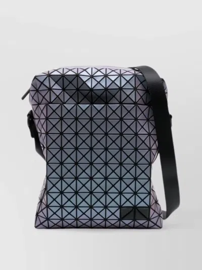 Bao Bao Issey Miyake Adjustable Strap Geometric Pattern Iridescent Finish