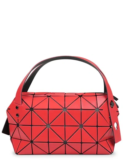 Bao Bao Issey Miyake Mini Structured Shoulder Bag In Red