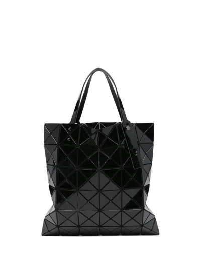 Bao Bao Issey Miyake Lucent Geometric-pattern Shoulder Bag In Matte Black