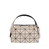 Bao Bao Issey Miyake Small Boston Geometric-pattern Tote Bag In Sand