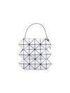 Bao Bao Issey Miyake Geometric Mini Shoulder Bag With Handle In White