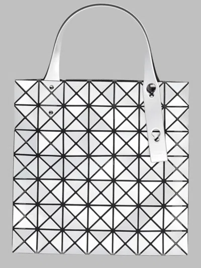 Bao Bao Issey Miyake Bao Bao-inspired Mini Polyester Handbag For Men In Silver
