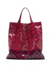 Bao Bao Issey Miyake Baobao Issey Miyake Prism Bicolor Shopping Bag In Red