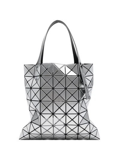 Bao Bao Issey Miyake Baobao Issey Miyake Prism Small Tote In Silver