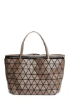 Bao Bao Issey Miyake Bateau Matte Prism Tote In Brown