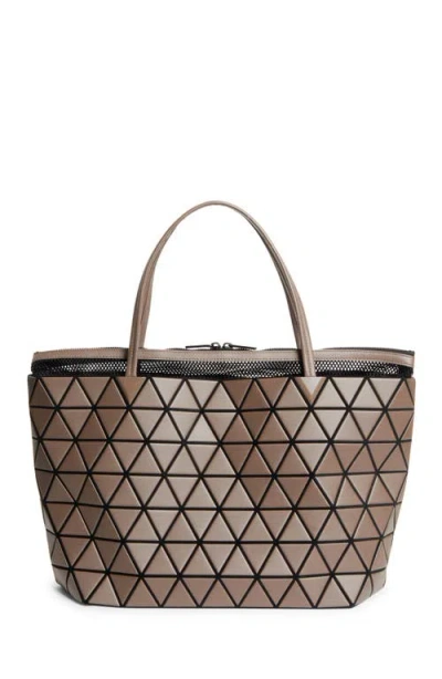Bao Bao Issey Miyake Bateau Matte Prism Tote In Brown