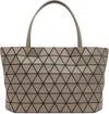 BAO BAO ISSEY MIYAKE BEIGE BATEAU MATTE MEDIUM TOTE