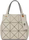 Bao Bao Issey Miyake Beige Carat Small Tote In 41-one-tone Beige