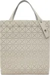 Bao Bao Issey Miyake Beige Prism Plus Tote In 41-one-tone Beige