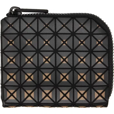 Bao Bao Issey Miyake Black & Beige Clam Wallet In 41-beige