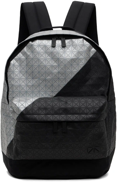 Bao Bao Issey Miyake Black & Grey Daypack Backpack In 94-gunmetal