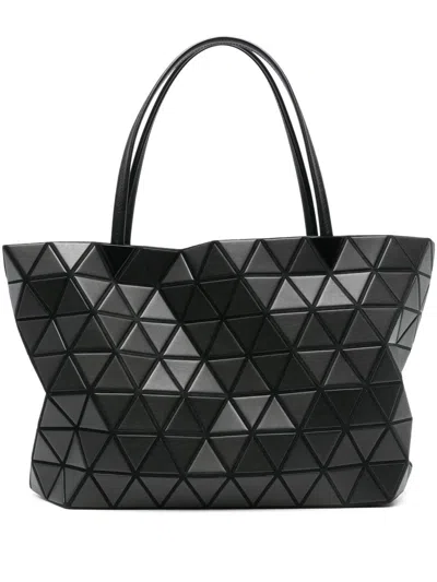 BAO BAO ISSEY MIYAKE BLACK BATEAU MATTE TOTE BAG