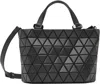 Bao Bao Issey Miyake Black Crystal Matte Bag In 16-matte Black