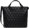 Bao Bao Issey Miyake Black Crystal Matte Tote In 16-matte Black