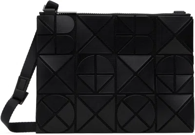 Bao Bao Issey Miyake Black Font Crossbody Bag