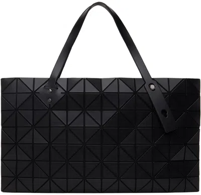 Bao Bao Issey Miyake Black Rock Matte Large Tote In 16-matte Black