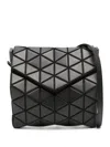 Bao Bao Issey Miyake Black Torso Panelled Shoulder Bag In Black