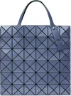 Bao Bao Issey Miyake Blue & Purple Lucent W Color Tote In 76-blue X Aqua Blue