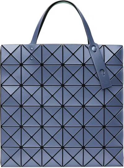 Bao Bao Issey Miyake Blue & Purple Lucent W Color Tote In 76-blue X Aqua Blue