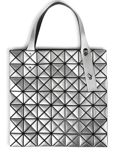 Bao Bao Issey Miyake Silver Platinum Polyester Tote Bag