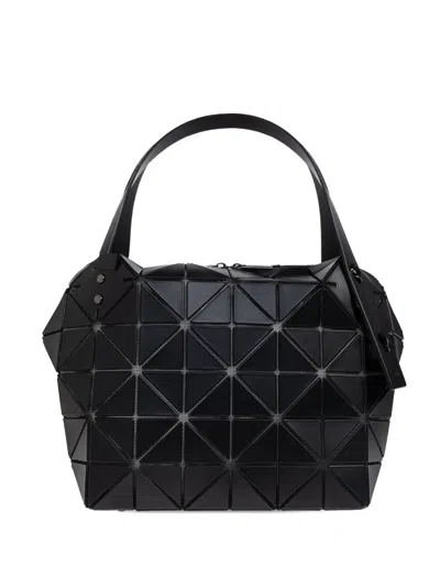 Bao Bao Issey Miyake Boston Geometric-pattern Tote Bag In Black