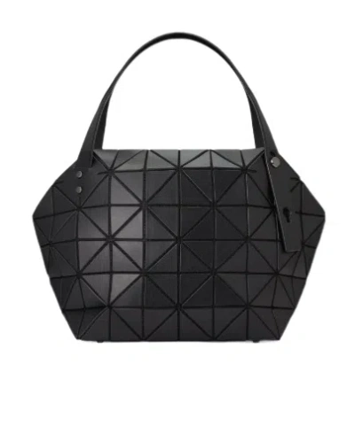 Bao Bao Issey Miyake Boston Geometric-pattern Tote Bag In Black