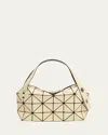 Bao Bao Issey Miyake Boston Small Geometric Shoulder Bag In Cream