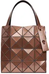 BAO BAO ISSEY MIYAKE BROWN CARAT LARGE BAG