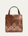 Bao Bao Issey Miyake Carat Geo Small Top Handle Bag In Brown