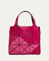 Bao Bao Issey Miyake Carat Geo Small Top Handle Bag In Pink