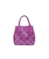 Bao Bao Issey Miyake Carat Mini Handbag In Purple