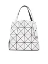 Bao Bao Issey Miyake Carat Open Top Shoulder Bag In White