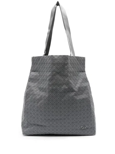Bao Bao Issey Miyake Cart Geometric-panelled Tote Bag In Grey