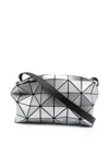 Bao Bao Issey Miyake Carton Metallic-effect Cross-body Bag In Grey