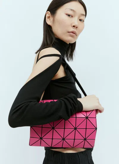 Bao Bao Issey Miyake Carton Matte Shoulder Bag In Pink
