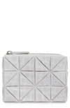 Bao Bao Issey Miyake Cassette Zip Wallet In One-tone Gray