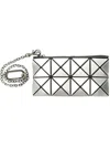 Bao Bao Issey Miyake Chain Wristlet Pass Case In Gray