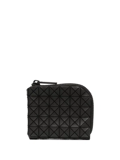 Bao Bao Issey Miyake Clam Geometric-panelled Wallet In Schwarz
