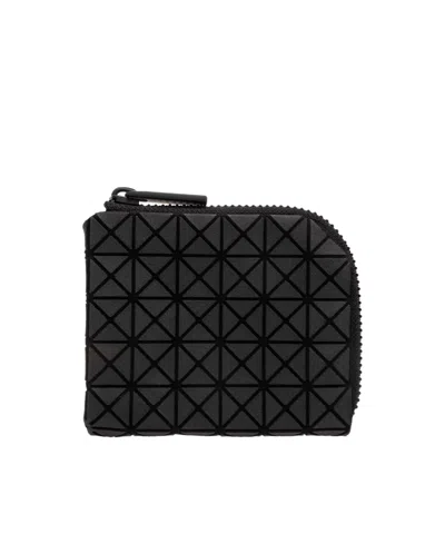 Bao Bao Issey Miyake Clam Geometric-panelled Wallet In Black