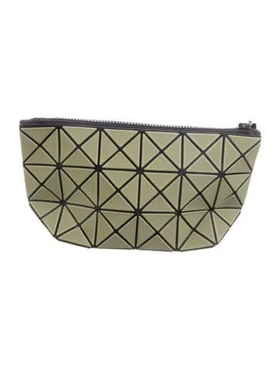 Pre-owned Bao Bao Issey Miyake Cosmetic Bag In Green