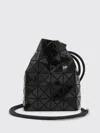 Bao Bao Issey Miyake Geometric Pattern Bucket Bag In Black