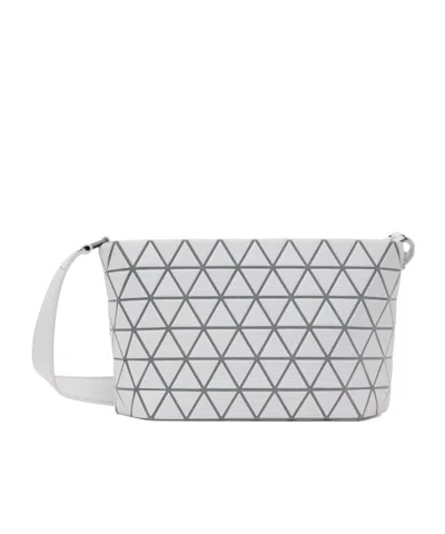 Bao Bao Issey Miyake Crystal Matte Shoulder Bag In White