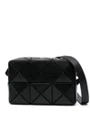 Bao Bao Issey Miyake Black Cuboid Crossbody Bag In Schwarz