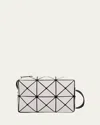 Bao Bao Issey Miyake Cuboid Geo Zip Crossbody Bag In Lt Grey