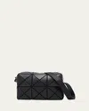 Bao Bao Issey Miyake Cuboid Geo Zip Crossbody Bag In Matte Black