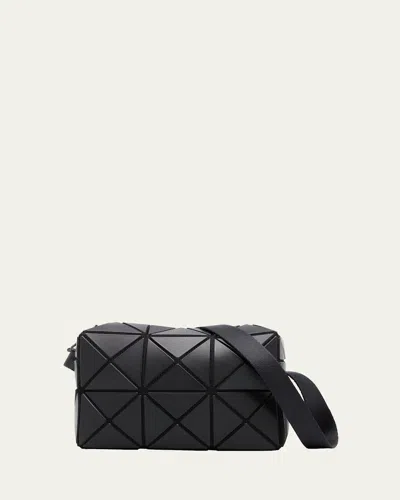 Bao Bao Issey Miyake Cuboid Geo Zip Crossbody Bag In Matte Black