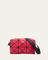 Bao Bao Issey Miyake Cuboid Geo Zip Crossbody Bag In Red