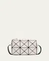 Bao Bao Issey Miyake Carton Geometric-panelled Crossbody Bag In White