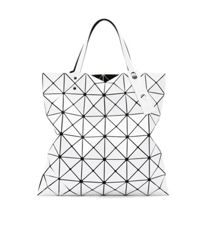 Bao Bao Issey Miyake Diamond Quilted Handbag In White