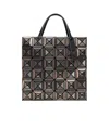 Bao Bao Issey Miyake Double Handle Handbag In Black